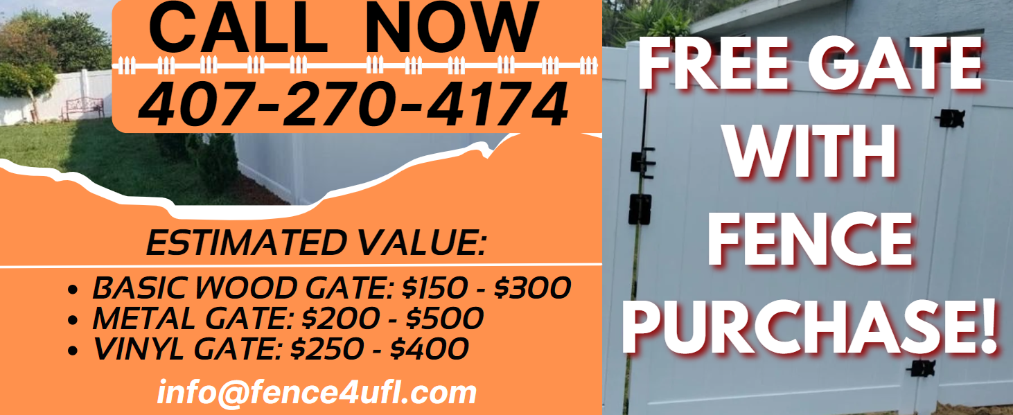 Fence repair & Installation Service Orlando FL Fence4U